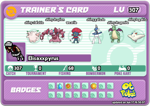 Elisaxxpyrus Card otPokemon.com
