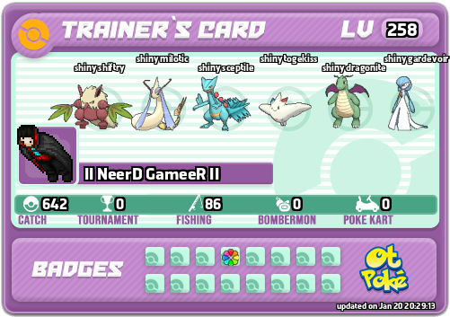 II NeerD GameeR II Card otPokemon.com