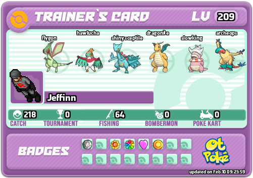 Jeffinn Card otPokemon.com