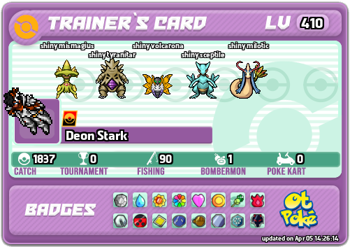 Deon Stark Card otPokemon.com
