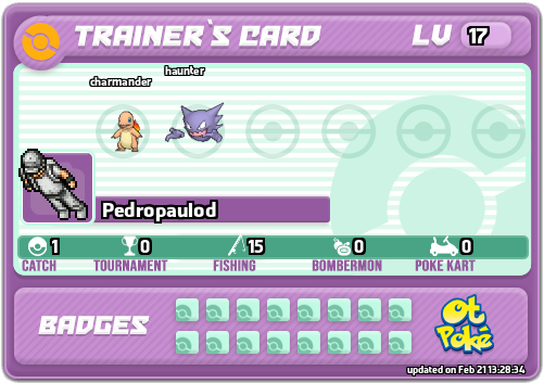 Pedropaulod Card otPokemon.com