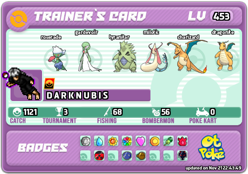 D A R K N U B I S Card otPokemon.com