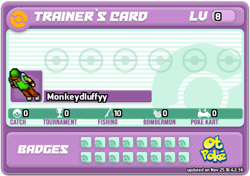 Monkeydluffyy Card otPokemon.com