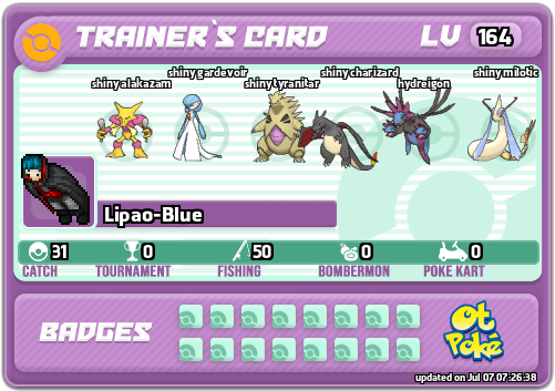 Lipao-Blue Card otPokemon.com