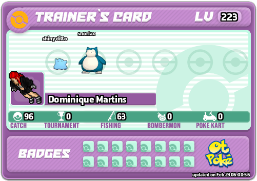 Dominique Martins Card otPokemon.com