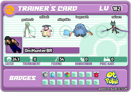 OniHunterBR Card otPokemon.com