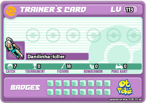 Danilinha-killer Card otPokemon.com