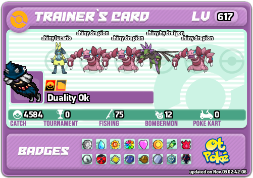 Duality Ok Card otPokemon.com