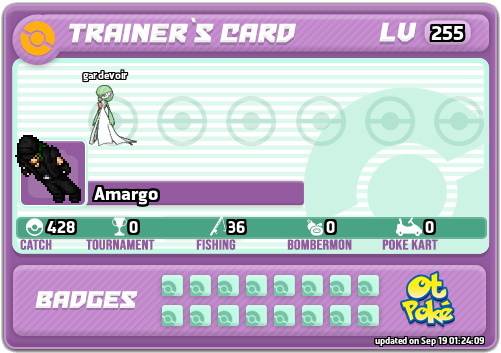 Amargo Card otPokemon.com