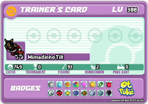 Mimadinho Tilt Card otPokemon.com