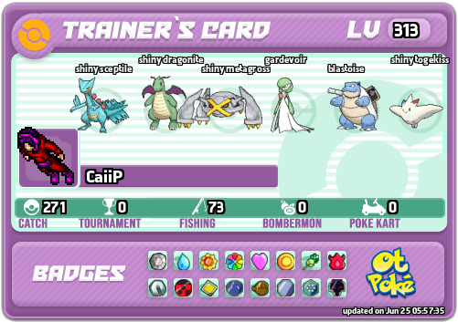 CaiiP Card otPokemon.com