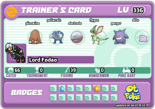 Lord Fodao Card otPokemon.com