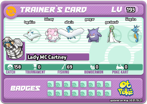 Lady MC Cartney Card otPokemon.com