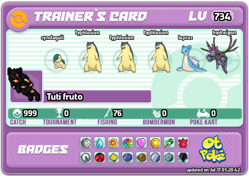 Tuti fruto Card otPokemon.com