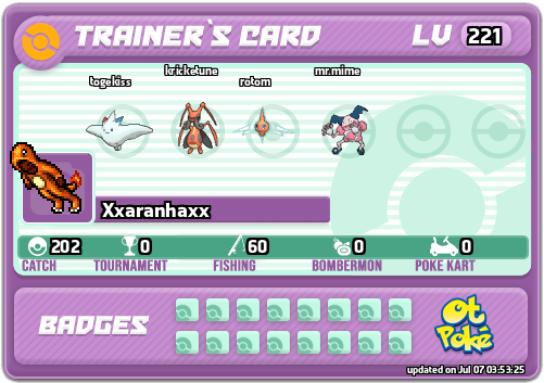 Xxaranhaxx Card otPokemon.com