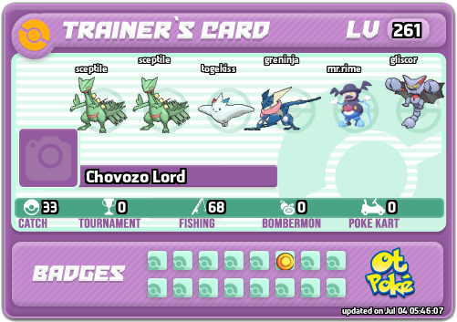 Chovozo Lord Card otPokemon.com