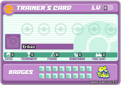 Erikax Card otPokemon.com