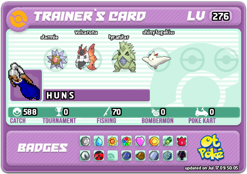 H U N S Card otPokemon.com