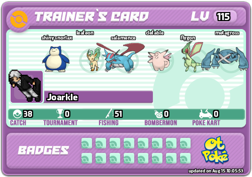 Joarkle Card otPokemon.com