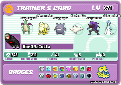 KonDRaCuLLa Card otPokemon.com