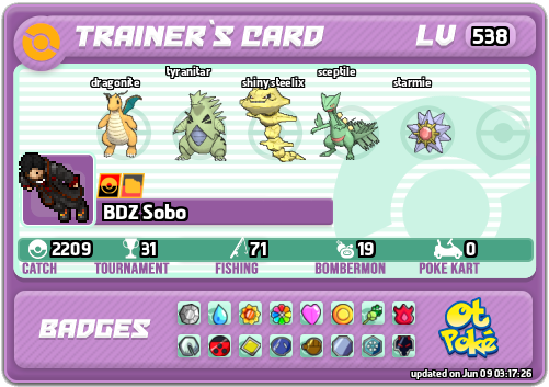 BDZ Sobo Card otPokemon.com