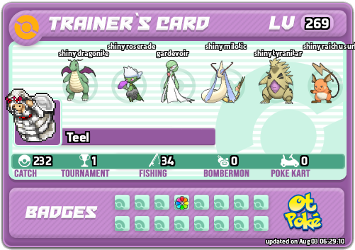 Teel Card otPokemon.com