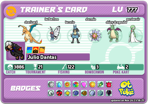 Julio Dantas Card otPokemon.com