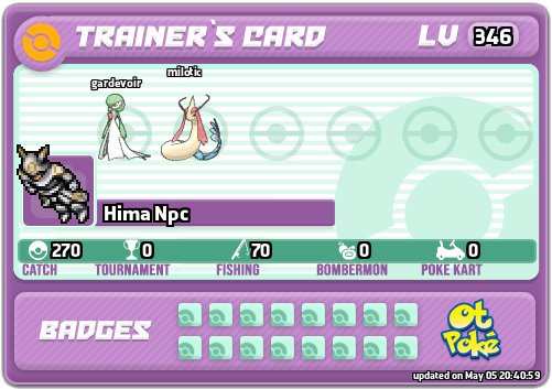 Hima Npc Card otPokemon.com