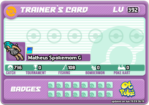 Matheus Spokemom G Card otPokemon.com