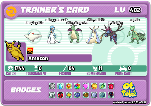 Amacon Card otPokemon.com