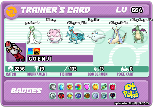 G O E N J I Card otPokemon.com