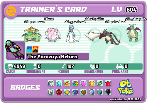The Yorozuya Return Card otPokemon.com