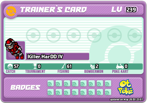 Killer HarDD IV Card otPokemon.com