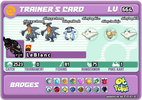 L e B l a n c Card otPokemon.com