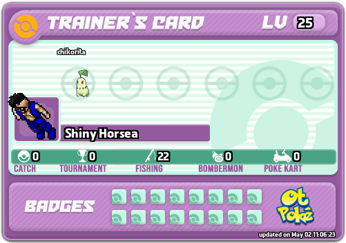 Shiny Horsea Card otPokemon.com