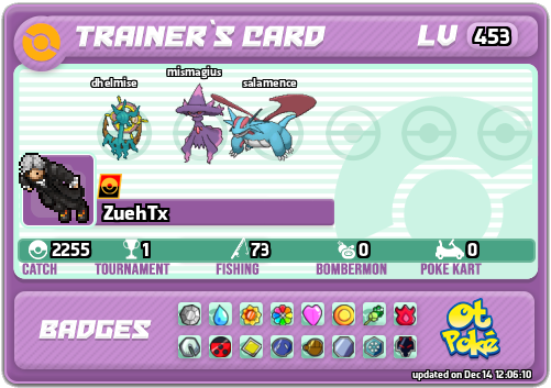 ZuehTx Card otPokemon.com