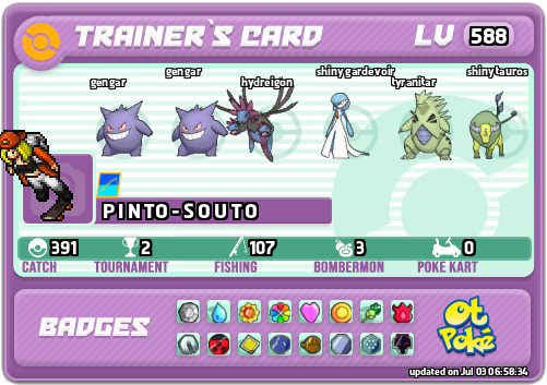 P I N TO - S O U T O Card otPokemon.com
