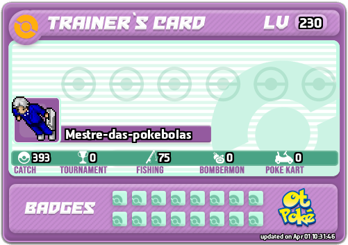 Mestre-das-pokebolas Card otPokemon.com