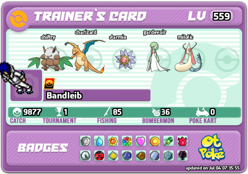 Bandleib Card otPokemon.com