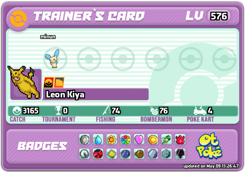 Leon Kiya Card otPokemon.com