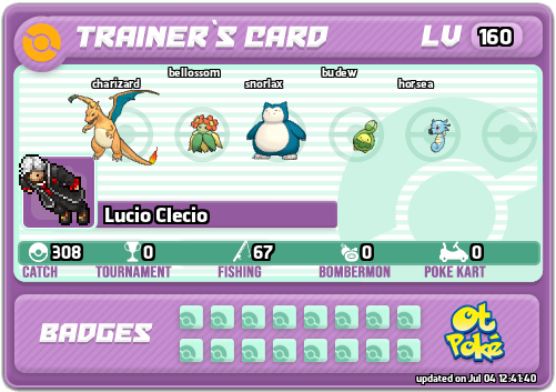 Lucio Clecio Card otPokemon.com
