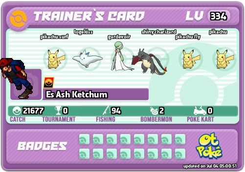 Es Ash Ketchum Card otPokemon.com