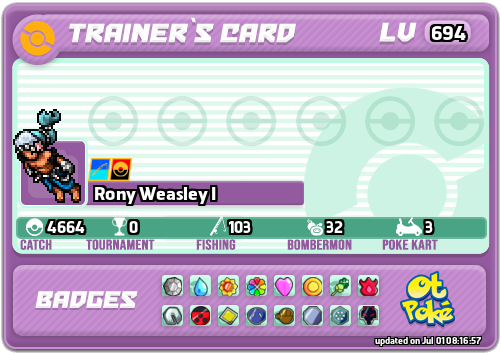Rony Weasley I Card otPokemon.com