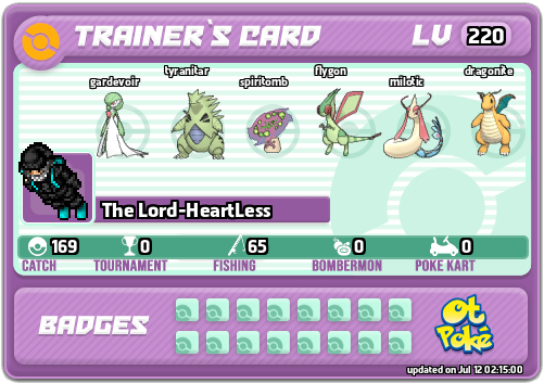 The Lord-HeartLess Card otPokemon.com