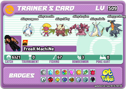 FreaK MachiNe Card otPokemon.com