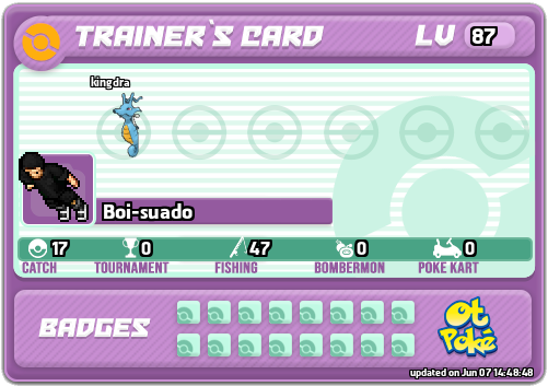 Boi-suado Card otPokemon.com