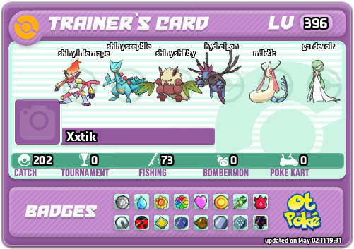 Xxtik Card otPokemon.com