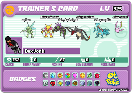 Dex Jonh Card otPokemon.com
