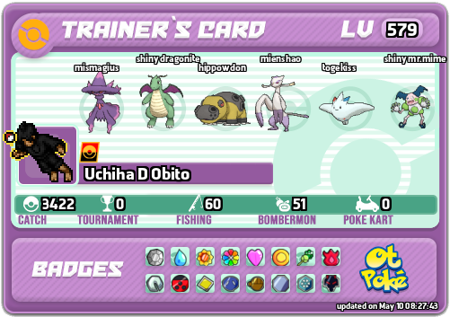 Uchiha D Obito Card otPokemon.com