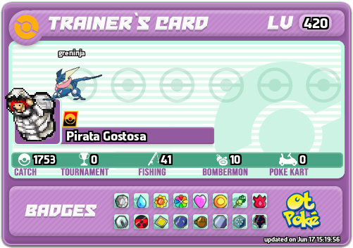 Pirata Gostosa Card otPokemon.com